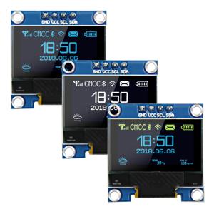 0.96 인치 OLED 디스플레이 모듈 SSD1306 Arduino ESP32 ESP8266 용 I2C IIC SPI 직렬 128X64 GND VCC SCL SDA LCD 스크린 보드