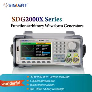 Siglent SDG2122X/SDG2082X/SDG2042X 기능/임의 파형 발생기 120MHz 대역폭 1.2GSa/s 샘플링 속도