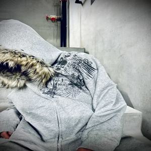 하라주쿠 streetwear 고딕 해골 뼈 프린트 오버 사이즈 후드 티셔츠 여성 루즈 Y2k 캐주얼 긴팔 스웨트 남성용