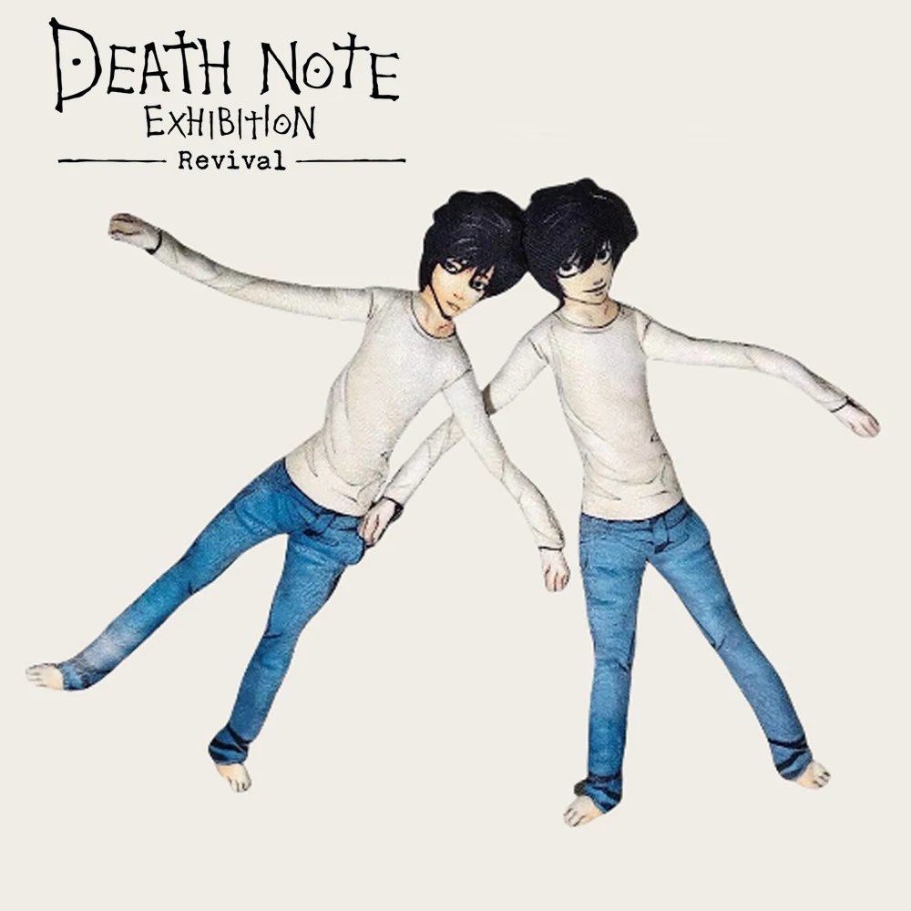 애니메이션 데스 노트 L.Lawliet 코스프레 인형 봉제 인형 추상 조인트 유연한 룸 장식 할로윈 마스코트 소프트 소품