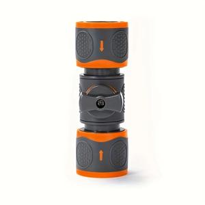 1-PC 더블 엔드 퀵 커넥트(차단 밸브 포함) - 스프레이 건 및 급수용 범용 가든 호스 어댑터