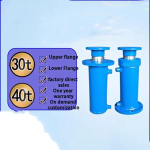 유압 실린더 30t 40t 양방향 플랜지 유압 실린더 완전 수동 전기 포장 프레스 분할 디젤 오일