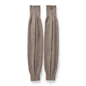 가을 겨울 100% 캐시미어 무릎 보호대, 확장 다리 보호대, 여성용 니트 무릎 슬리브, 다리 따뜻함 및 추위 보호