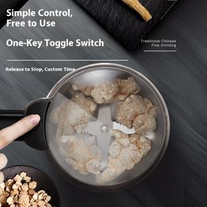 304 스테인리스 전기 그라인더 8날 전기 고속 분쇄 다기능 분쇄기 쌀 콩 가정용 블렌더