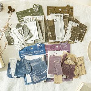 Y2g 스타일 빈티지 편지 장식 카드 용지 스타일 노트 DIY 배경 장식 기본 종이 소재 카드 Stcok