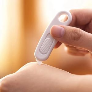 휴대용 미니 세라믹 유틸리티 나이프 안전 블레이드 박스 포장 오프너 커팅 도구 키체인 걸이 구멍 자석 흡착 포함