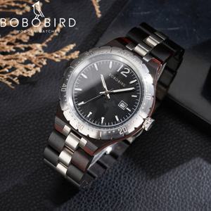 아빠 남자친구 선물용 맞춤 나무 시계, 개인 맞춤 각인 텍스트, 신랑 들러리 쿼츠 손목시계, 드롭쉬핑 지원