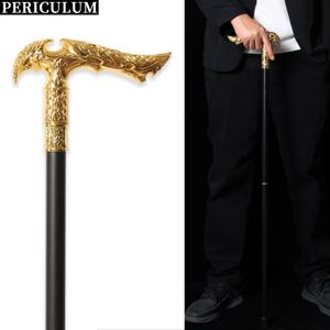 럭셔리 골든 곡선 꽃무늬 지팡이 패셔너블 남녀 코스프레 크로시어 케인 우아하고 스타일리시한 소품