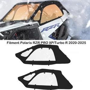 RZR Pro 소프트 캡 엔클로저 상단 도어 키트 방수 간편 스트랩 설치 (2020-2024 폴라리스 RZR PRO XP/터보 R 2인승용)