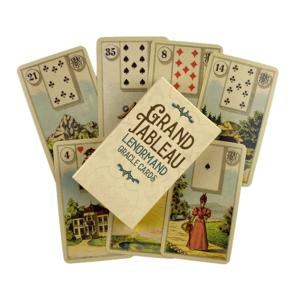 Grand Tableau Lenormand 오라클 카드 게임 운세 점술 비전 에디션 메시지 보드 데크(종이 가이드북 포함)