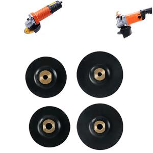 1pc 3inch/4inch 고무 백킹 패드 연마 연삭 디스크 홀더 앵글 그라인더 M10 M 14 연마 스톤 조각 옥 대리석