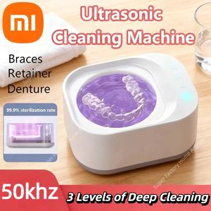 샤오미 50khz UV 세척기 교정기 보석 세척기 3단계 고주파 강력 초음파 세척기