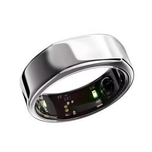 신형 무선 충전식 5ATM 방수 스테인리스 스마트 링 수면 모니터링 심박수 모니터 건강 추적기