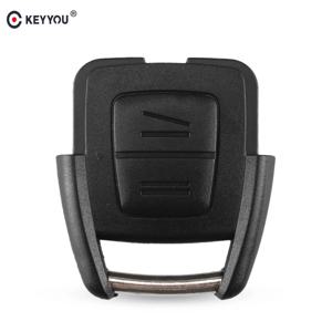 KEYYOU 2 버튼 Vauxhall Opel Astra Zafira Omega Vectra 용 원격 자동차 키 쉘 칩 없음 Uncut Blade 자동차 키 케이스 Fob 자동차 커버
