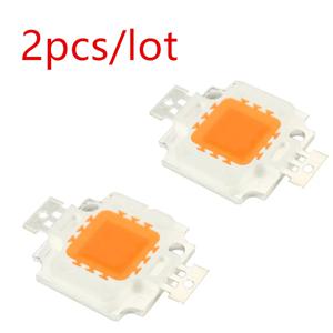 2pcs 전체 스펙트럼 9-12V 10W LED 칩 성장 빛 900mA 구슬 식물 램프 다이오드 정원 꽃 수경법에 대 한 성장 조명