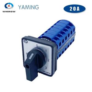 LW26-20/6 0-6 7 위치 6 극 20A 660V 범용 전환 전압 스위칭 이중 와이어 선택 제어 캠 스위치