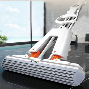 자체 배수 콜로디온 걸레 나무 바닥 타일을 짜내십시오. 벽과 천장 바닥을 청소하는 가정용 청소 도구를 회전시킵니다.