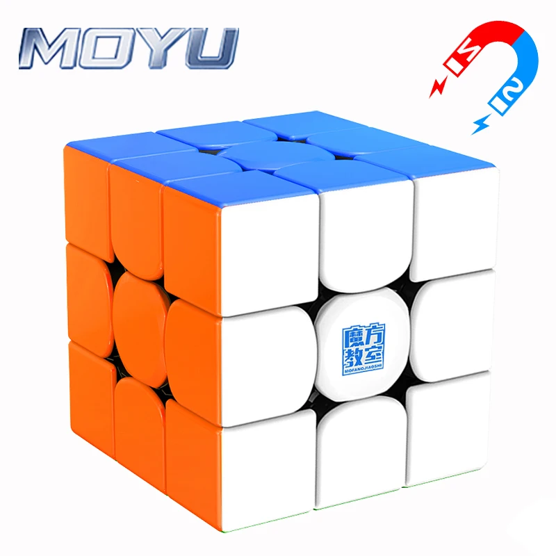 MOYU Meilong M 마그네틱 매직 큐브 3X3 2X2 Pyraminx Cubing Professional Speedcube 3x3x3 속도 퍼즐 어린이 장난감 Cubo Magico