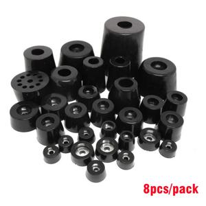 8Pcs 커팅 보드 고무 피트 의자 바닥 보호대 미끄럼 방지 가구 피트 테이블 다리 커버 캐비닛 하단 패드 Funiture 다리