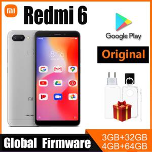 Xiaomi Redmi 6 스마트폰 googleplay 휴대폰 5.45인치 전체 화면 AI Face ing 중고 휴대폰
