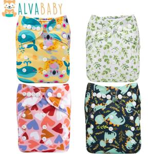 U Pick ALVABABY 천 기저귀 1개 삽입 친환경 현대 천 기저귀 아기용 3-15kg 1개 마이크로파이버 기저귀 삽입