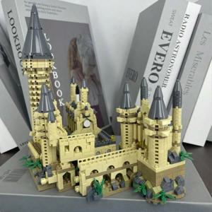 1560 매직 아카데미 빌딩 블록 장난감/난이도 동화 건설 모델/영화 테마 시리즈/데이 선물 휴일 깜짝