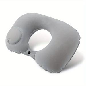 (1pc) 풍선 베개 여행 TPU 누르면 U 자형 베개 야외 여행 휴대용 목 보호 베개