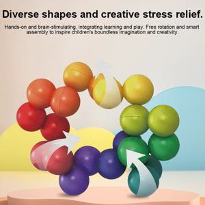 3D 큐브 볼 퍼즐 매직 볼 무한 큐브 다용도 큐브 스트레스 해소 장난감