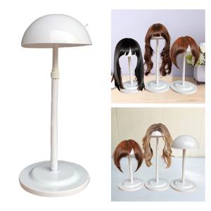 1 Pcs 가발 헤드 스탠드 25-48cm 조정 가능한 버섯 탑 모자 모자 디스플레이 홀더 살롱 스타일링 디스플레이 건조를위한 미끄럼 방지