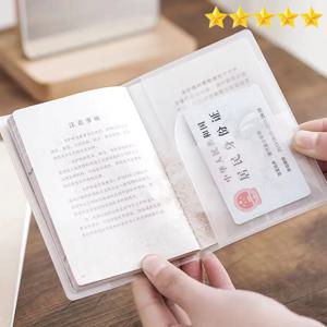 【핫 세일】1-4PCS 여권 보호 커버 투명 반투명, PVC 소재 방수 문서 케이스