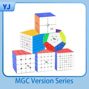 [JudyCube] YJ MGC 2x2 3x3 4x4 5x5 6x6 7x7 Megaminx M 자기 매직 스피드 큐브 용준 MGC 4x4 엘리트 Cubo Magico Fidget 장난감