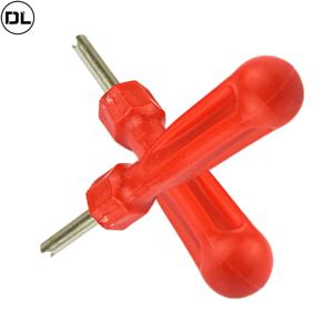 1-4pcs 자동차 자전거 슬롯 핸들 타이어 밸브 스템 코어 리무버 스크루 드라이버 타이어 수리 설치 도구 자동차 스타일링 액세서리