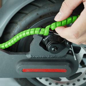 1.3m 라인 주최자 파이프 보호 랩 와인딩 케이블 와이어 보호기 커버 튜브 샤오미 M365/프로 전기 스쿠터 용품