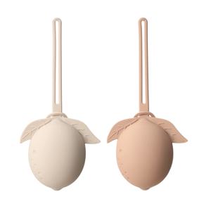 1pcs 아기 실리콘 젖꼭지 보관 케이스, 원피스 디자인 레몬 젖꼭지 컨테이너, 실리콘 휴대용 젖꼭지 커버 파우치 박스