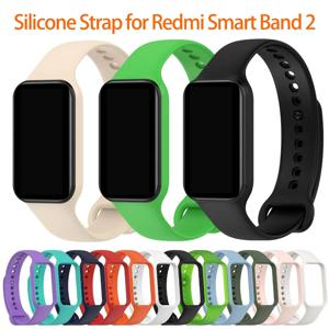 레드미 스마트 밴드 2 / 샤오미 밴드 8 액티브 실리콘 스트랩 손목밴드 교체용 벨트 소프트 TPU 시계줄 팔찌