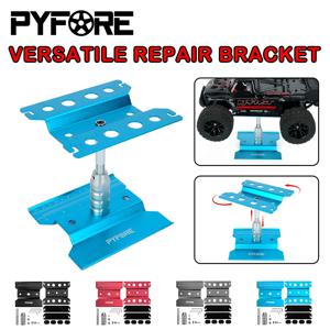 PYFORE 도구 다목적 수리 브래킷 높이 조절 조립 플랫폼 360 °   1/10 1/8 RC 모델 자동차용 수리 스테이션 회전