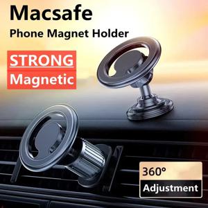 자기 자동차 전화 홀더 스탠드 Macsafe 지원 자동차 iPhone 12 13 14 15 Pro Max 자석 자동차 에어 벤트 클립 핸드폰 마운트