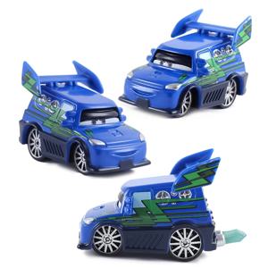디즈니 픽사 자동차 2 3 라이트닝 맥퀸 DJ 레이싱 1:55 다이캐스트 금속 모델 자동차 생일 선물 어린이를위한 교육 장난감 소년