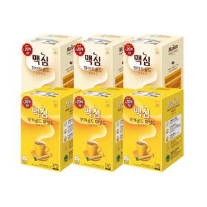 맥심 화이트골드(180Tx3개) + 모카골드(180Tx3개)  동서식품