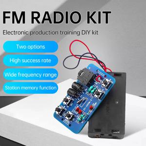 라디오 모듈 전자 생산 교육 DIY 키트, 무선 FM 리시버 모듈, 76-108MHz FM 라디오 키트, RDA5807