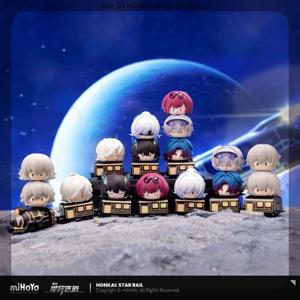 Honkai: 스타 블라인드 박스 V1 귀여운 입상 Mihoyo 모델 만화 컬렉션 홈 인테리어 서프라이즈 선물 재고 있음