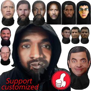 2025 신규 재미있는 3D 프린팅 재미있는 풀 페이스 마스크 유명인사 사실적인 얼굴 마스크 파티 코스프레 소품 할로윈