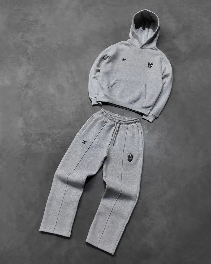 Y2k 남성 의류 세트 스트리트 레트로 고딕 트랙 슈트 하라주쿠 트렌드 힙합 성격 패턴 자수 오버 사이즈 트랙 슈트