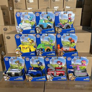 오리지널 Paw Patrol 10 종류 피규어 라이더 트래커 에베레스트 체이스 렉스 스카이 록키 마샬 주마 액션 피규어 생일 선물 장난감