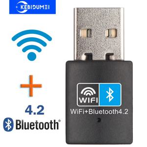 150Mbps USB WiFi 어댑터 블루투스 4.2 무선 네트워크 카드 USB 동글 2.4G 무선 Wlan 수신기 PC 데스크탑 노트북