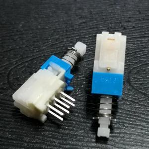 2 개/몫 일본 ALPS SPUJ 190900   잠금 장치가 있는 자동 잠금 전원 스위치 6핀 수평 버튼 스위치 이중 행 6핀