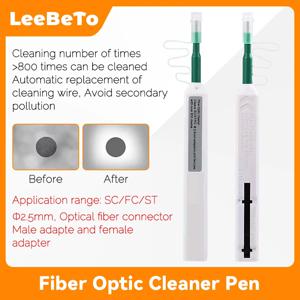 FTTH 광섬유 청소 펜 도구 2.5mm LC MU 1.25mm SC FC ST LC 커넥터 광 스마트 클리너