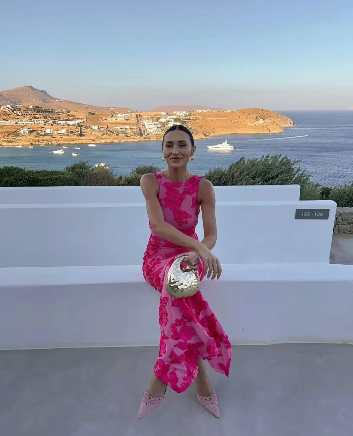 VEITCHE 우아한 여성 민소매 3d 꽃 파티 드레스 자수 메쉬 슬림 엉덩이 패키지 여성 Fshion 맥시 드레스 여름 가운