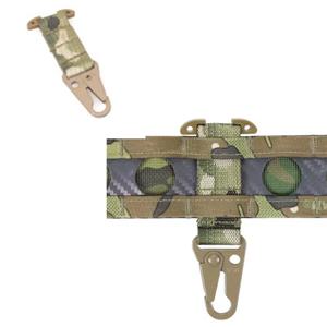 전술 클래시 후크 교수형 Carabiner ICB Molle 웨빙 클립 Olecranon 금속 야외 Cummerbund 벨트 사냥 조끼 액세서리