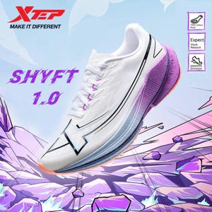 Xtep Shyft 1.0 남성용 전문 러닝화 2025 여름 마라톤 충격 흡수 카본 플레이트 레이싱화 875319110083